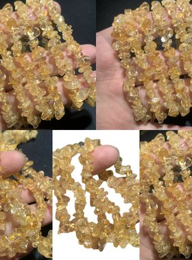 黄水晶福利天然巴西黄水晶手链