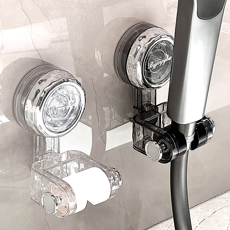 花洒支架免打孔吸盘式置物架可移动儿童淋浴喷头浴室蓬Z头固定神