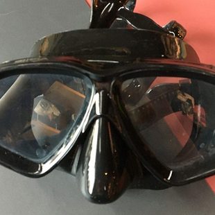 Waterpro浮潜深潜装备潜水面镜搭配全干式呼吸管面镜可換近视镜片