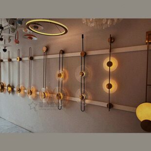 宴会别墅轻奢卧室简约壁灯过道壁灯厅背景墙走廊酒店客厅工程壁灯