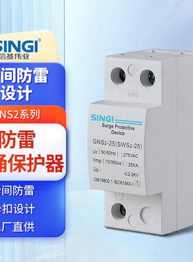 信基厂家直销GNS2防雷电源避雷器2P40A直流浪涌保护器