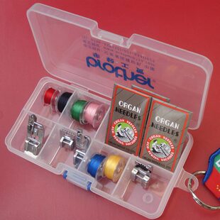 机针收纳盒饰品首饰盒菲力透明小号格文玩杂物元件零件压脚塑料