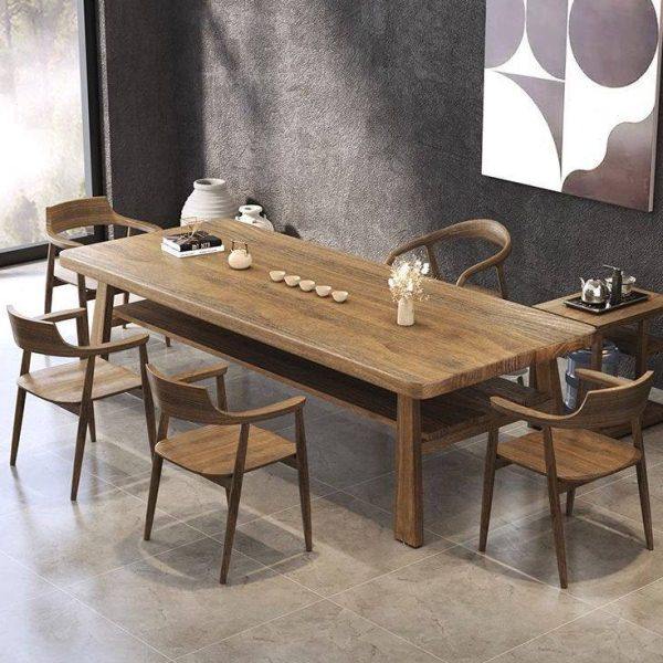 新中式实木大板茶桌家用客厅泡茶桌茶室室会客大型茶桌椅组合,商业/办公家具,茶台/茶桌,淘宝优惠券,粉丝福利购,淘宝优惠卷