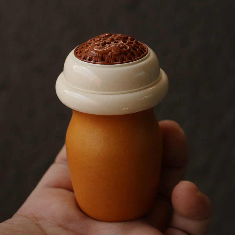 一物一拍沪上海派精工制作猛犸牙D橄榄核老葫芦虫具文玩把件把玩