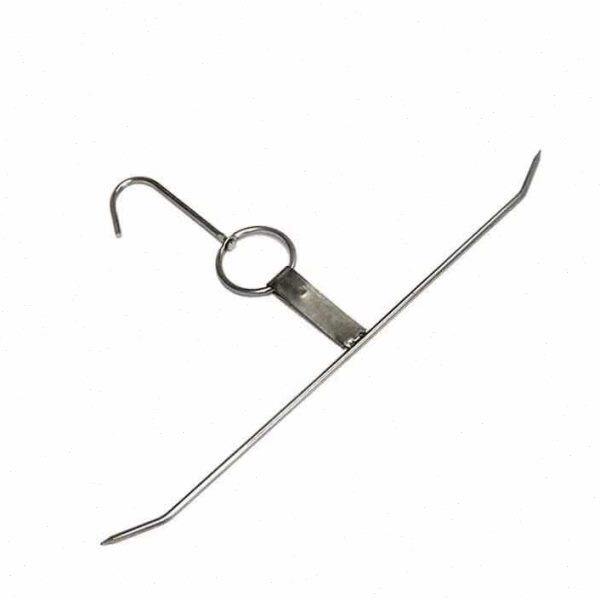 乳特 环鸡翅叉  烧鸽烤鸭 烧环环港式不锈钢叉三层叉粗琵琶叉配件