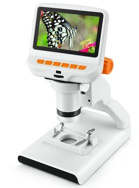 4.3寸220倍儿童数码显微镜科普切片观察可连PC端AD102