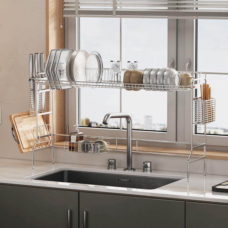 304不锈钢厨房水槽置物架碗架台面水池上方晾碗碟碗筷沥水收纳架,自行车/骑行装备/零配件,更多零件/配件,淘宝优惠券,粉丝福利购,淘宝优惠卷