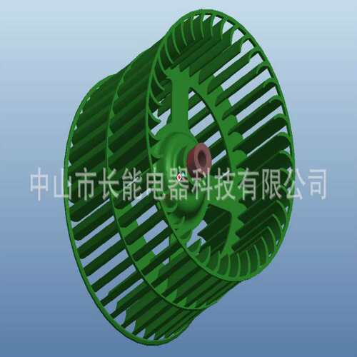 前倾式-双边-离心风叶 塑料Φ175x142S