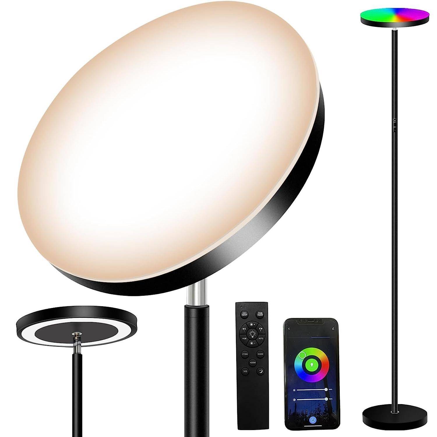 爆款LED墙角灯rgb氛围落地灯拆装拼接网红灯落地灯