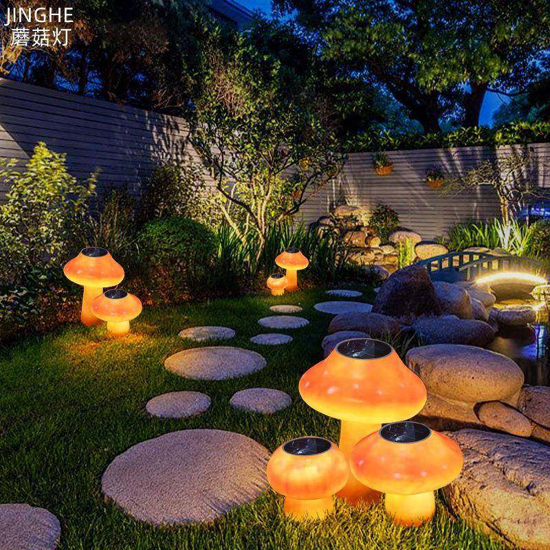 园林发光蘑菇庭院灯太阳能户外防水花园装饰景观灯创意室外草坪灯,纺织面料/辅料/配套,纺织机械配件,淘宝优惠券,粉丝福利购,淘宝优惠卷