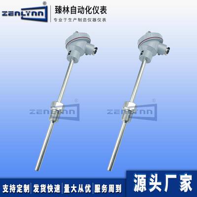 M27*2固定螺纹装配式PT100铂热电阻WZP-230感温棒感温探头热电阻