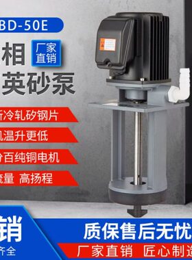 ADB-50E石英砂泵 带搅拌三相电泵 120W冷却泵循环泵 粉末石英砂泵