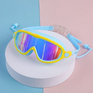 泳镜防水防雾高清近视款 大框游泳眼镜男女儿童专业潜水泳帽游泳装