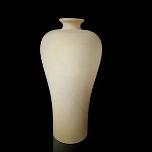 梅瓶漆器木胎漆艺材料大漆木胚素胎椴木白胚漆画底胎加工定做木瓶