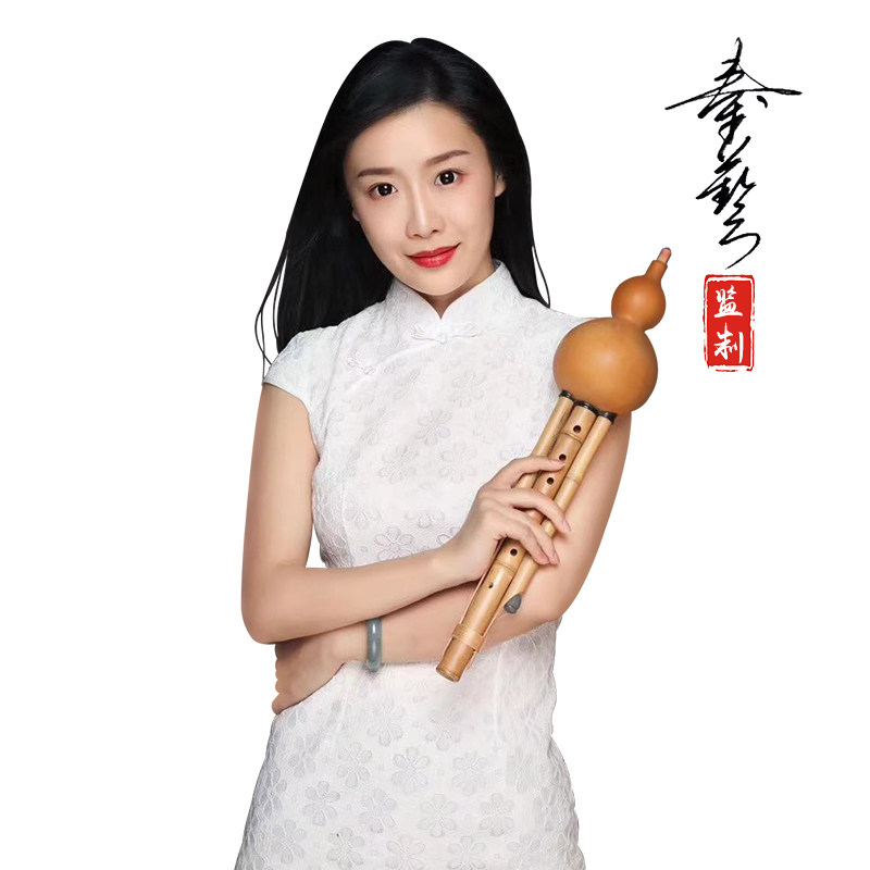 葫芦丝乐器C调F调G调成人专业演奏型乐器秦艺监制金竹九孔葫芦丝