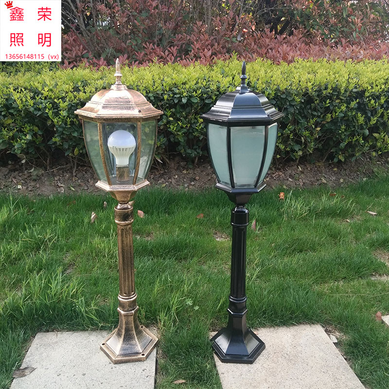 欧式大弯六角草坪灯户外防水LED庭院花园小区别墅道路全铝草地灯,家装灯饰光源,草坪灯,淘宝优惠券,粉丝福利购,淘宝优惠卷