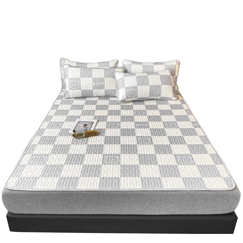 床单乳胶冰丝凉席夏天可水洗儿童婴儿专用三件套可折叠空调席垫,床上用品,乳胶席,淘宝优惠券,粉丝福利购,淘宝优惠卷