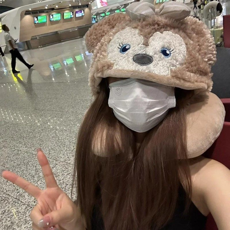 雪莉玫u型枕旅行枕便携颈枕饼饼连帽飞机睡觉脖枕头办公室空调帽,床上用品,U型枕/便携枕,淘宝优惠券,粉丝福利购,淘宝优惠卷