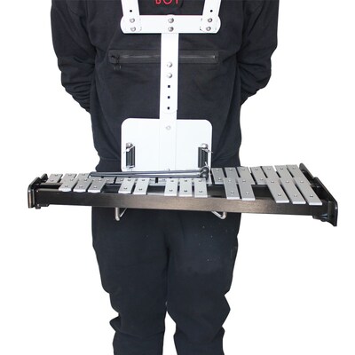 专业32音铝板琴乐队背架钢片琴表演行进钟琴奥尔夫打击乐器敲琴