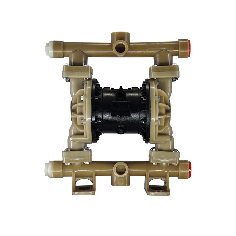 新款全氟PVDF气动隔膜泵QBY3 25C 40 65 耐腐蚀强酸强碱耐高温包