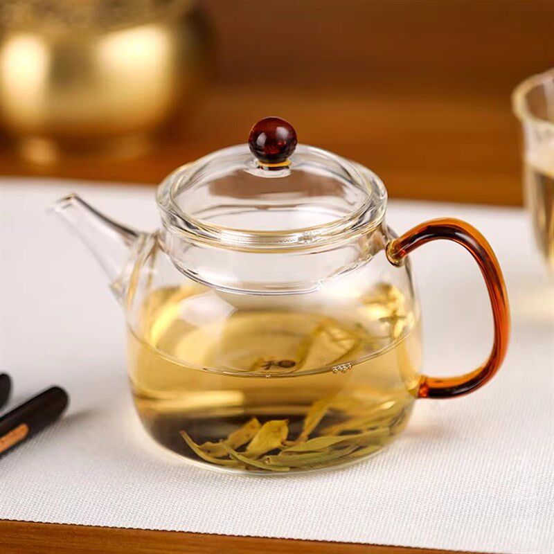 禾器言卿壶茶壶耐热玻璃泡茶壶和器高档小号花茶绿茶壶家用茶具