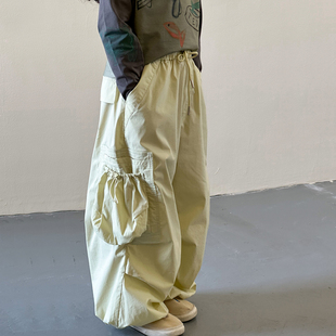 新款 洋气韩版 直筒裤 女童工装 儿童儿童山本裤 女孩2024春装 休闲裤 裤