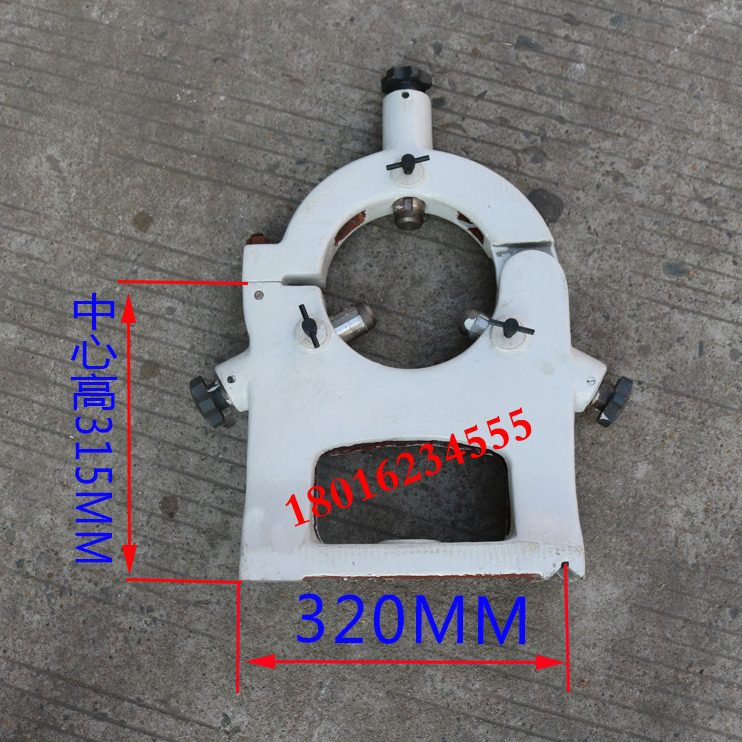沈阳CW6163B车床中心架大连机床扶架安阳6263滚轮轴承耐磨铸铁头