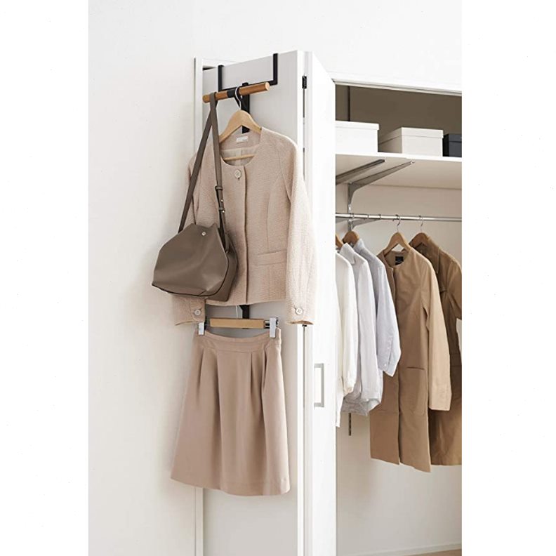 现货 两层 背包架门后挂包架挂衣架实用衣帽杂物收纳置物架