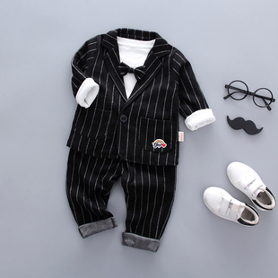 三件套1 3周岁男宝宝西装 2022新款 外套装 男童春装 礼服春季 童装