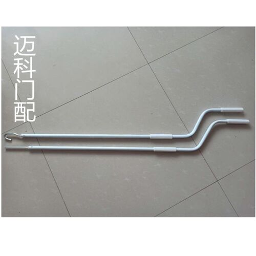 电动车库手动卷帘门手摇杆管状电机通用型直头弯勾内六角摇把配件