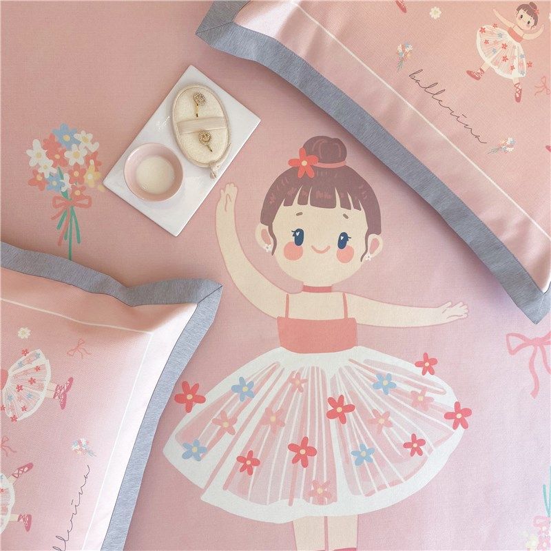 儿童冰丝席凉席三件套冰丝席可水洗卡通女孩夏季空调席可折叠床笠,床上用品,冰丝席,淘宝优惠券,粉丝福利购,淘宝优惠卷