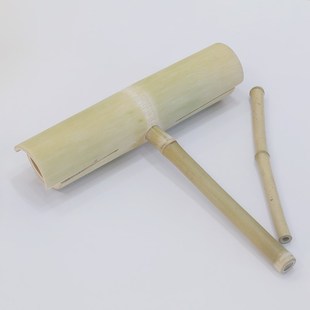 80后手工竹制玩具传统打击乐器竹邦邦鼓道具幼儿园培养乐感节奏感