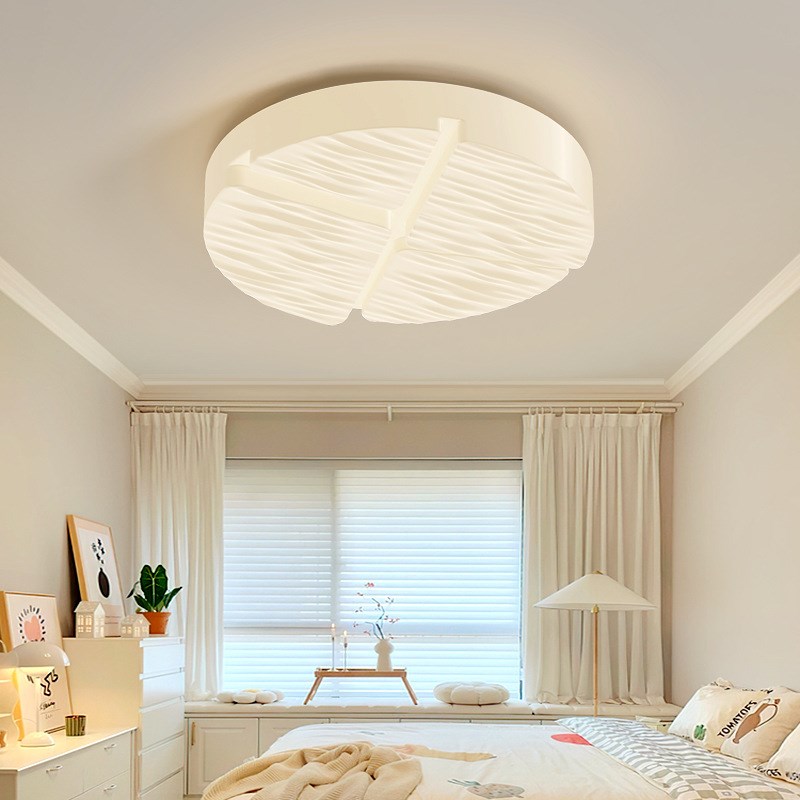 客厅主灯现代简约大气长方形吸顶A灯2023年新款奶油风大厅灯具套