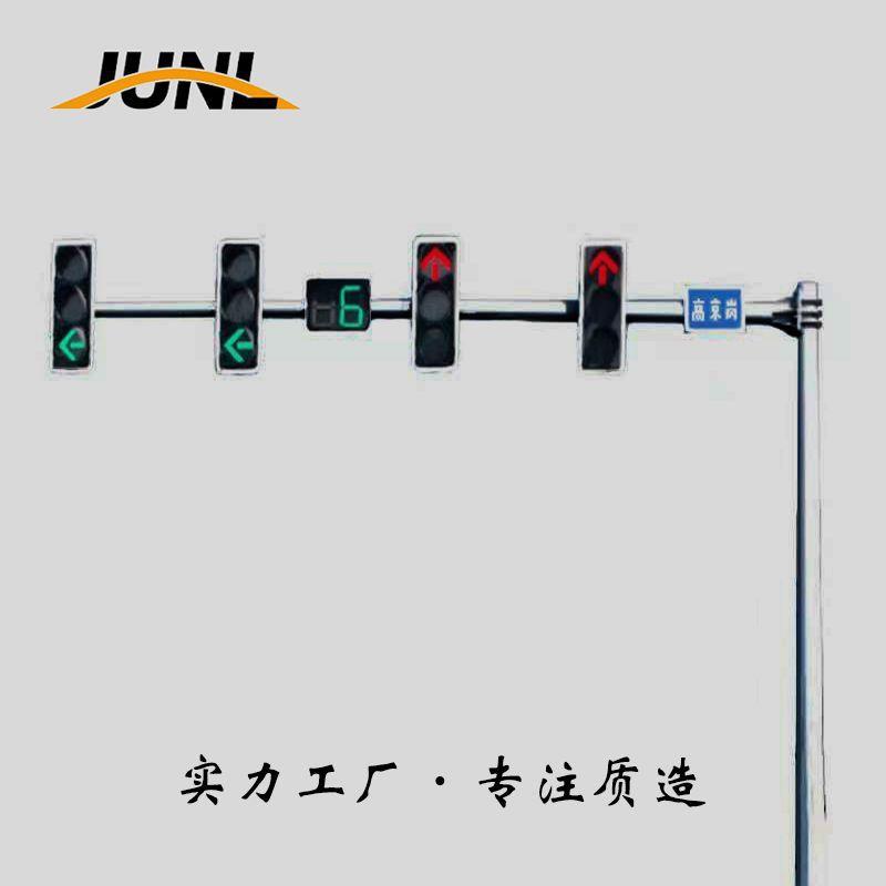 八角杆红绿灯杆L杆F杆交通信号灯杆一体化框架式信号灯杆警示灯杆
