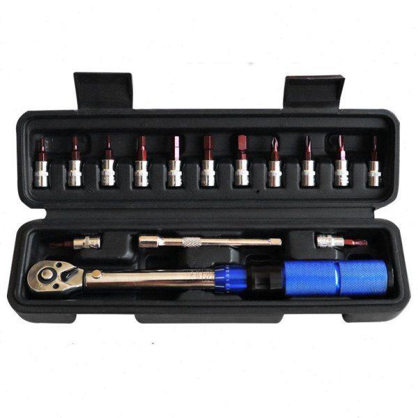 工业级1/4扭力扳手15件套72齿可调式扳手维修机修扭矩扳手2-24N.m,五金/工具,扭力扳手,淘宝优惠券,粉丝福利购,淘宝优惠卷