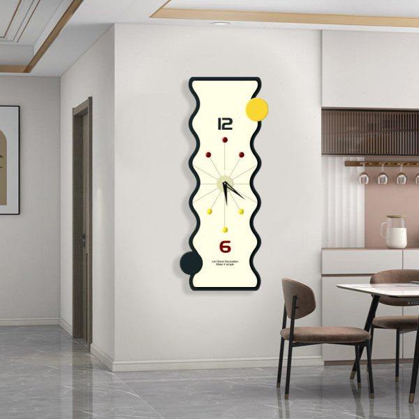 创意挂钟现代简约客厅钟表2023新款网红时钟大气轻奢挂墙竖版挂表,家居饰品,挂钟,淘宝优惠券,粉丝福利购,淘宝优惠卷