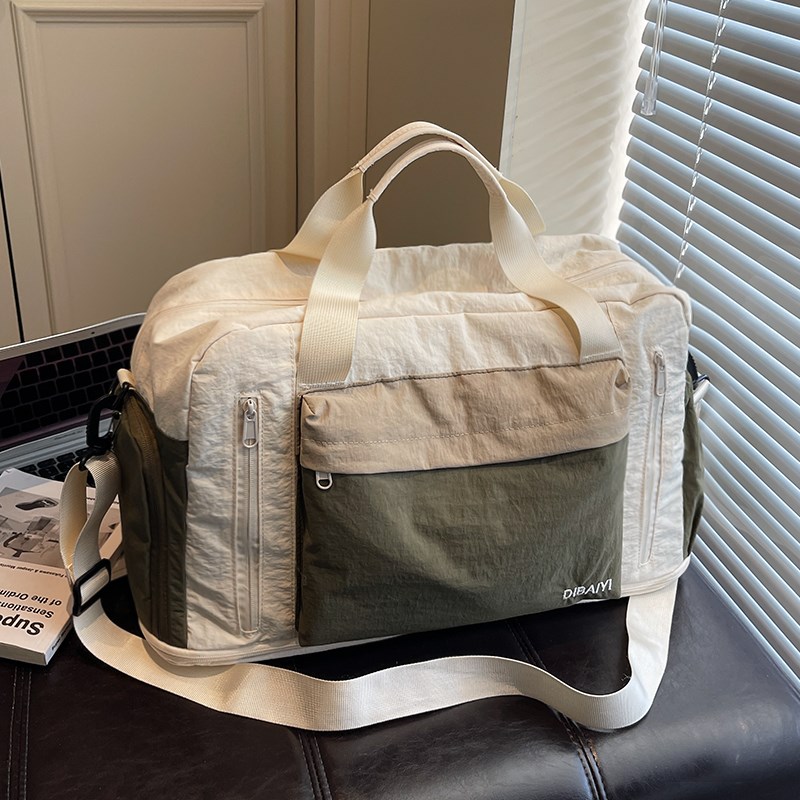 大容量短途旅行包女登机出v差手提行李包运动健身包旅游收纳行李