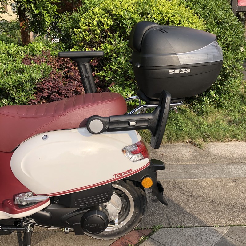 适用于五羊本田塔帕100改装配件升y降折叠扶手 WH100T-2c-5A改装