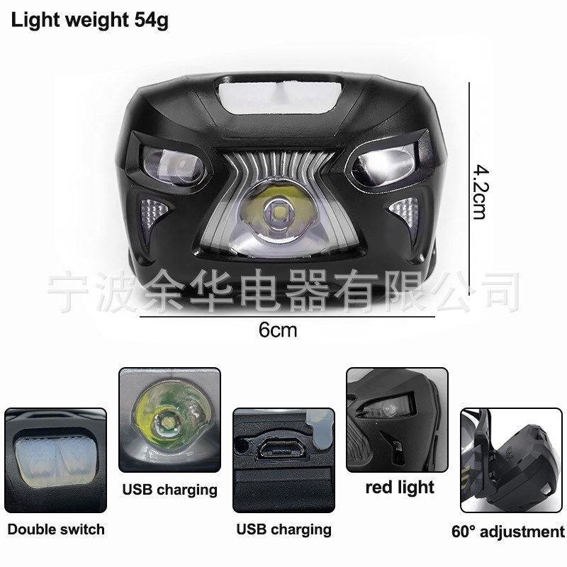 新款led强光充电头灯户外远射手电筒夜骑头戴式夜钓钓鱼头灯,户外/登山/野营/旅行用品,头灯,淘宝优惠券,粉丝福利购,淘宝优惠卷