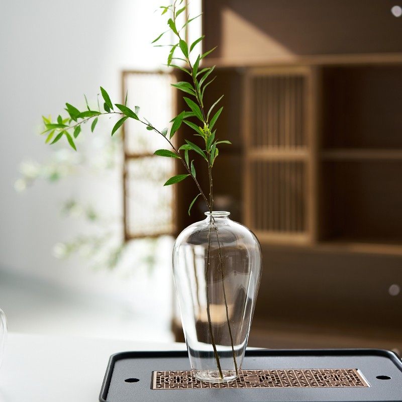 民宿茶桌a禅意玻璃花瓶小水培透明插花器水养家居客厅装饰摆件日,鲜花速递/花卉仿真/绿植园艺,花瓶,淘宝优惠券,粉丝福利购,淘宝优惠卷
