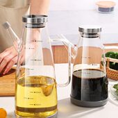 家用大容量玻璃油壶不挂油厨房专用调料瓶酱油醋油瓶香油瓶油罐壶