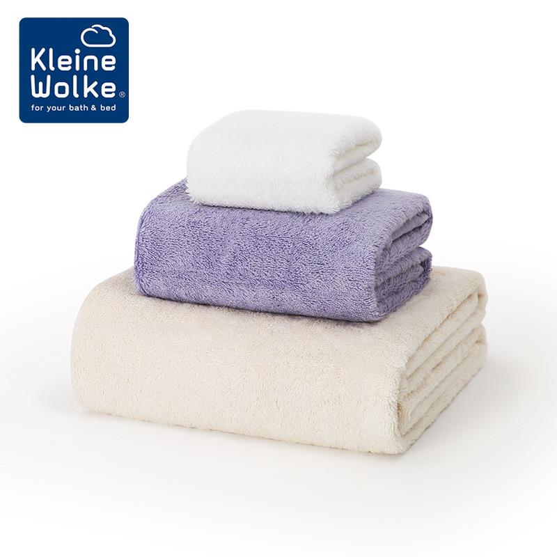 kleinewolke德国原装进口非纯棉浴巾家用柔软吸水男女裹巾大毛巾