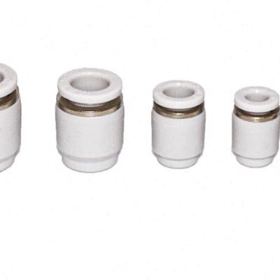 PPF管堵 接头1/8管帽3/8 快插直通堵头接头气 管插英制1/4-4/6/8/