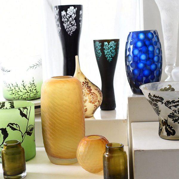 每周一三五10点上新/轻奢雕花艺术欧式彩色玻璃花瓶装饰水培摆件,家居饰品,花瓶,淘宝优惠券,粉丝福利购,淘宝优惠卷