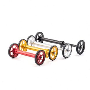 小布自行车易行轮 铝合金配件 伸缩式折叠轮可拆卖 60mm改装车架