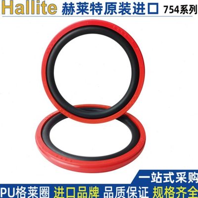 hallite格莱圈754油封120 125*99 104*8.1 6.3 45350 43765 43400