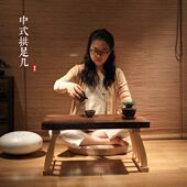 家用日式 小茶几矮桌茶桌阳台泡茶喝茶品茗多用实木书桌国学桌炕桌