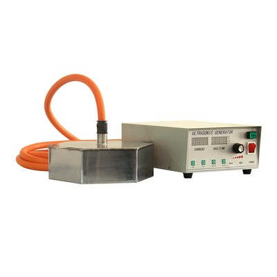 投入式双频28/40KHZ可调超声波清洗超声波震板工业五金硅片清洗