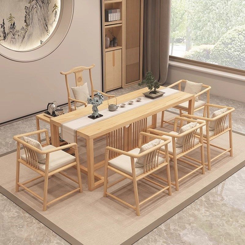 全实木茶桌椅组合新中式茶台办公室茶几家用茶具客厅禅意泡茶台桌,住宅家具,家用茶台/茶桌,淘宝优惠券,粉丝福利购,淘宝优惠卷