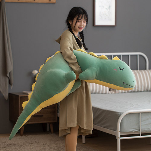 可爱恐龙公仔床上陪你睡觉抱枕女生玩偶娃娃毛绒玩具女孩生日礼物